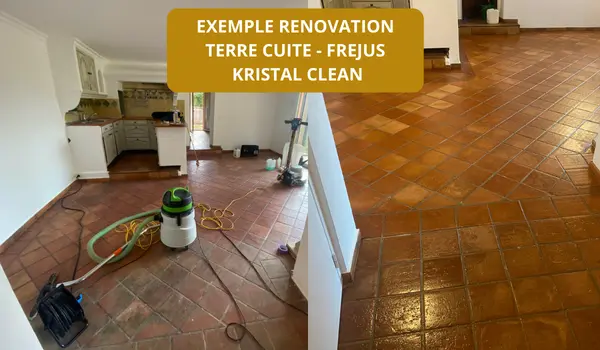 renovation de sol en terre cuite frejus