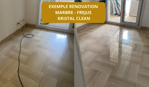 renovation sol en marbre frejus