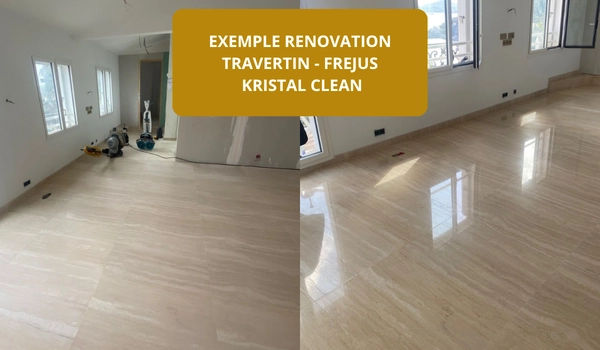 renovation travertin FREJUS